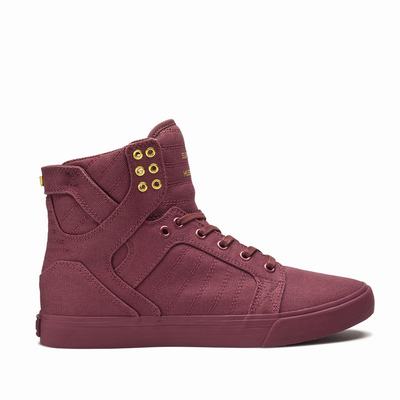 Férfi Supra SKYTOP Magasszárú Cipő HU057163 Piros